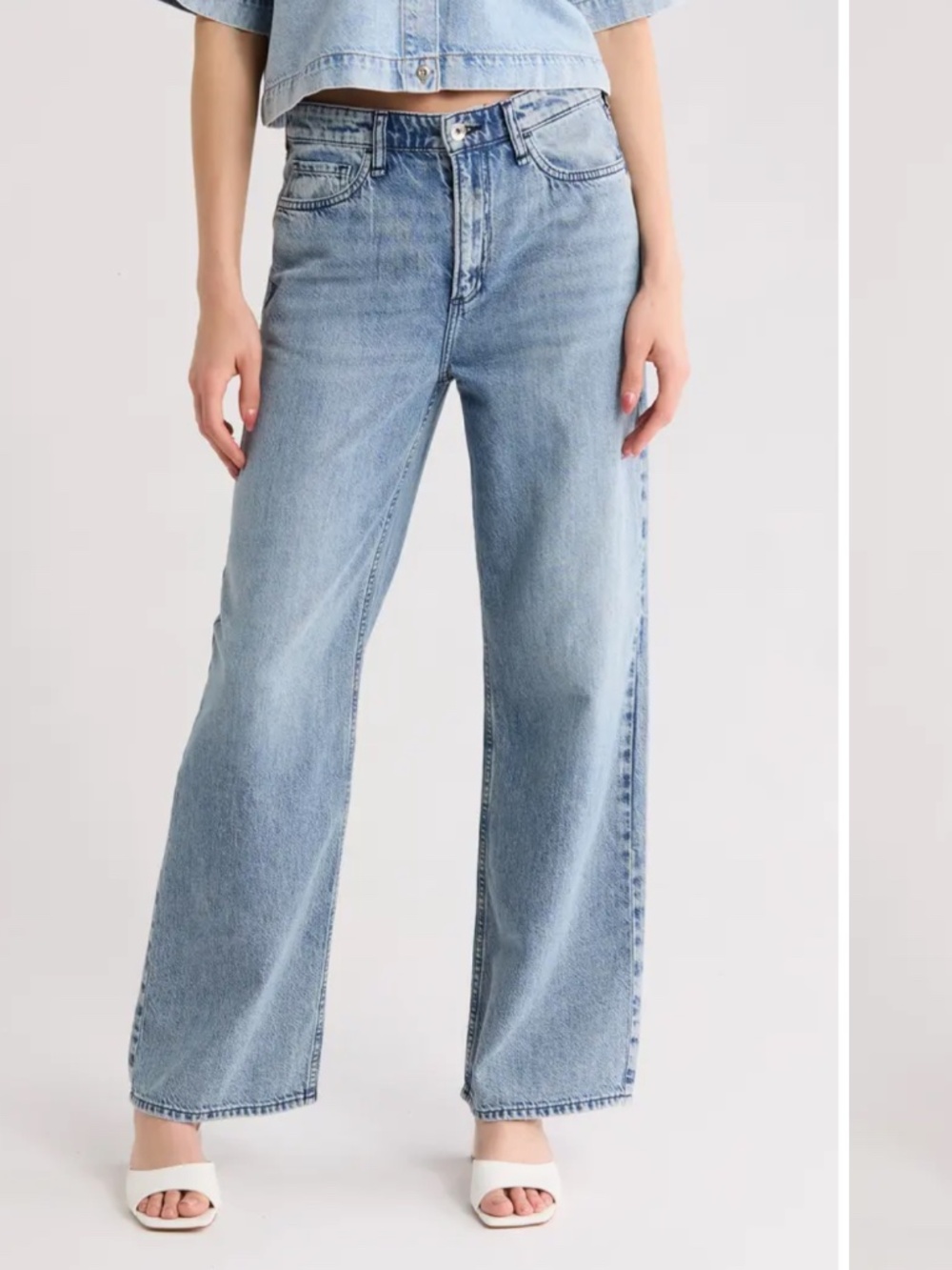 Rag & Bone Lori Lansdale wide leg jeans 30